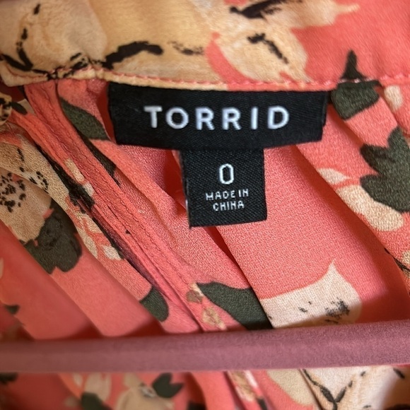 Torrid Floral Tunic Halter Top | SIZE 0 (12) L - Picture 3 of 7